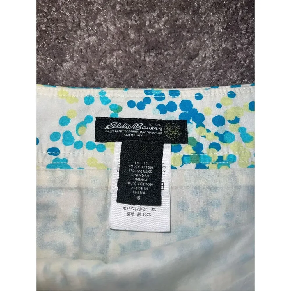 Women’s Eddie Bauer Cotton Midi Colorful Skirt 6 - Picture 2 of 5